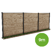 Płot ogrodowy 9m do mocowania w ziemi Ashwood – Keter