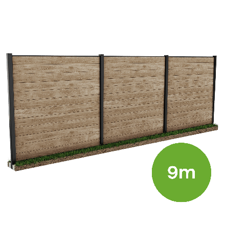 Płot ogrodowy 9m do mocowania w ziemi Ashwood – Keter