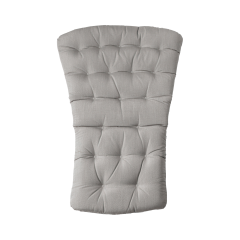 Szara poduszka Nardi Folio Comfort w kolorze grigio, zaprezentowana na białym tle – wyprofilowana, pikowana forma z przeszyciam