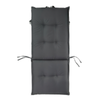 Poduszka na leżak z oparciem Smoke Grey 116x51cm dwustronna - MOODME