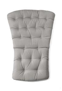 Poduszka Nardi Folio Comfort grigio na białym fotelu Nardi