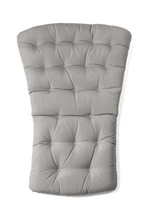 Poduszka Nardi Folio Comfort grigio na białym fotelu Nardi