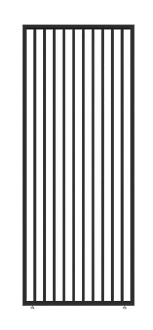 Pojedynczy panel żaluzjowy pionowy do pergoli ELEGANCE/DELUXE/FUSION 1 m Anthracite - Gutroof