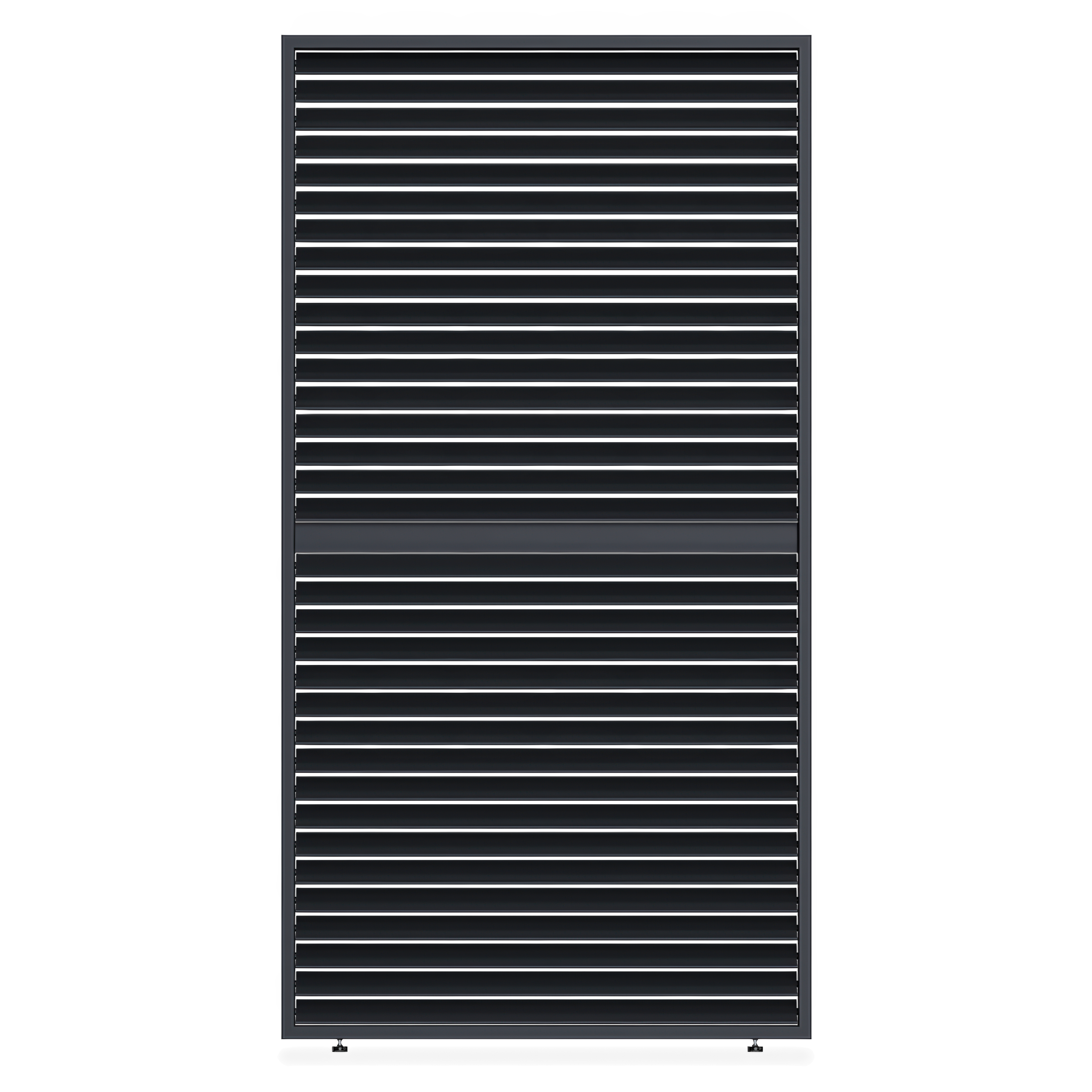 Panel żaluzjowy poziomy regulowany do pergoli ELEGANCE/DELUXE/FUSION 1.3 m Anthracite - Gutroof