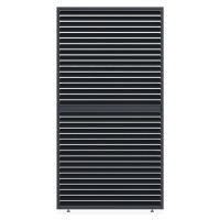 Panel żaluzjowy poziomy regulowany do pergoli ELEGANCE/DELUXE/FUSION 1.3 m Anthracite - Gutroof