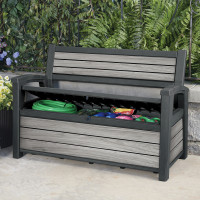 Skrzynia/Ławka Keter Deco Garden 227L Storm grey