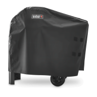 Pokrowiec na grilla elektrycznego PULSE 1000/2000 z wózkiem - WEBER
