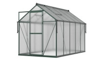 Szklarnia ogrodowa z poliwęglanu Slide-In NEW 183x303cm Dark Green - Cultivo