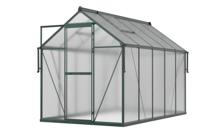 widok od przodu na szklarnię na pomidory - slide-in w nowej wersji