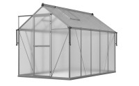 Szklarnia ogrodowa z poliwęglanu Slide-In NEW 183x303cm Silver - Cultivo
