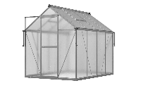 Szklarnia poliwęglanowa Slide-In 183x245cm Silver - Cultivo