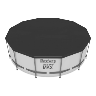 czarny pokrowiec do basenu