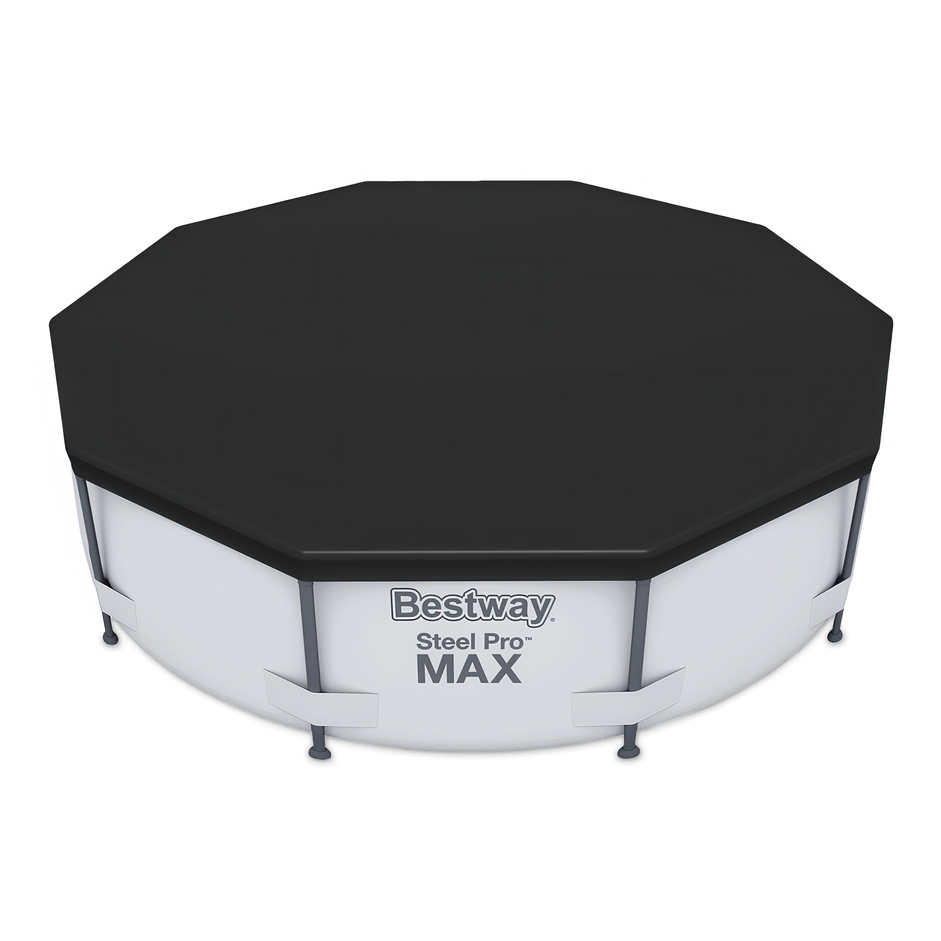 czarne przykrycie do basenu