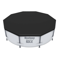 Przykrycie do basenu Flowclear 3.05m - BESTWAY 58036