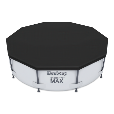 czarne przykrycie do basenu