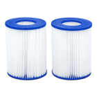 dwa wkłady filtrujące do basenu