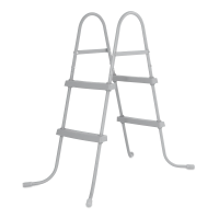 Drabinka do basenu 0.84m Flowclear - BESTWAY 58430