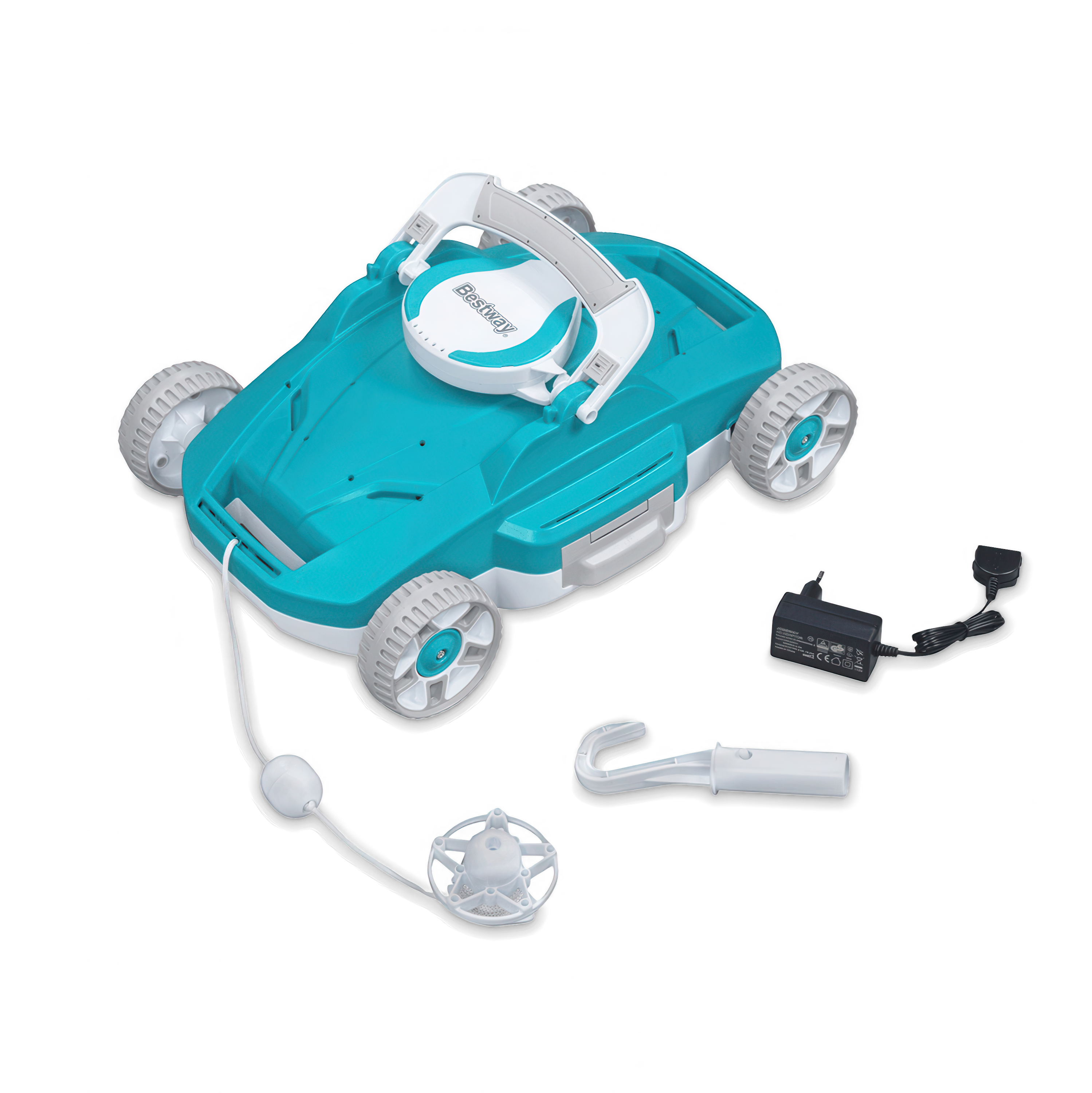 Zestaw odkurzacz basenowy z niezbędnymi akcesoriami