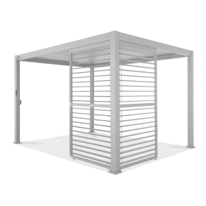 Panel do pergoli PREMIUM 4m white, regulowany - GUTROOF