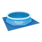 niebieska mata ochronna pod basen