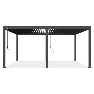 Prz&oacute;d pergoli tarasowej DELUXE 3,6x5,3 Anthracite