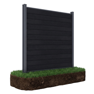 Przęsło ogrodzeniowe do miękkiego podłoża URBAN Antracite - Gutroof