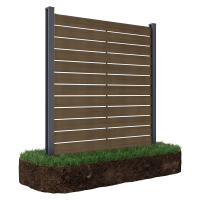 Przęsło ogrodzeniowe do mocowania na miękkim podłożu 1,8 m NEO Teak - Gutroof