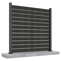 Przęsło ogrodzeniowe do mocowania na twardym podłożu 1,8 m NEO Antracite - Gutroof