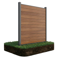 Przęsło ogrodzeniowe do miękkiego podłoża 1,8 m URBAN Teak - Gutroof