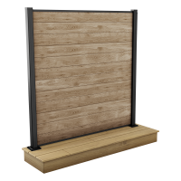 Przęsło ogrodzeniowe 1,8x1,8m do mocowania na kostce brukowej Ashwood – Keter