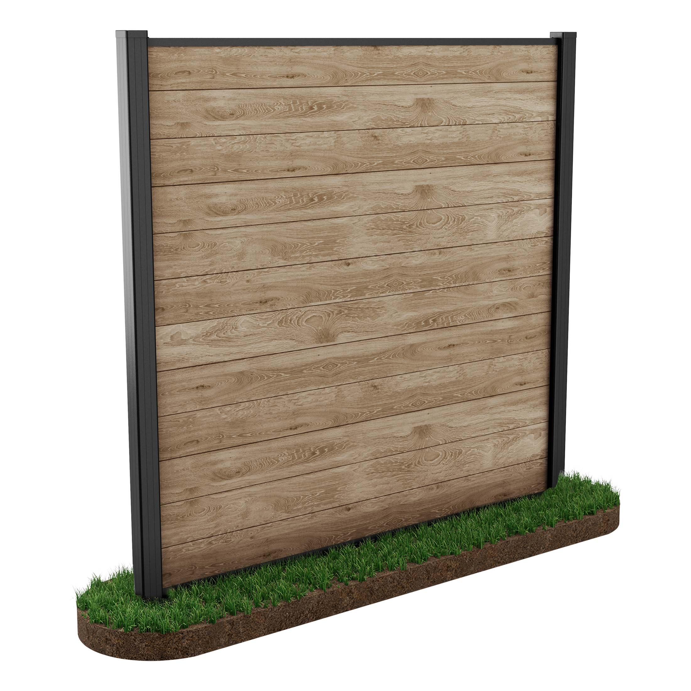 Przęsło ogrodzeniowe 1,8x1,8m do mocowania w ziemi Ashwood – Keter