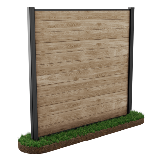 Przęsło ogrodzeniowe 1,8x1,8m do mocowania w ziemi Ashwood – Keter