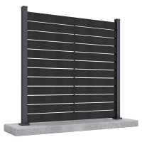 Przęsło ogrodzeniowe do twardego podłoża 1,8 m NEO Anthracite - Gutroof