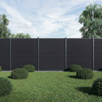 Przęsło ogrodzeniowe do mocowania na twardym podłożu 1,8 m URBAN Antracite - Gutroof