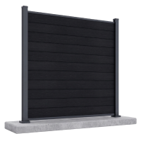 Przęsło ogrodzeniowe do mocowania na twardym podłożu 1,8 m URBAN Antracite - Gutroof