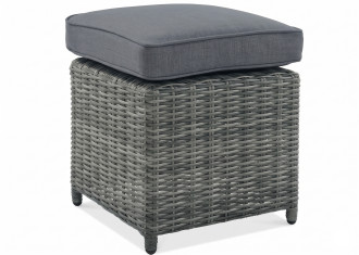 Pufa z zestawu TRIVENTO Dining 3 + pufy dark grey
