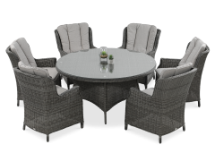 Meble z technorattanu RAVENA Dark Grey