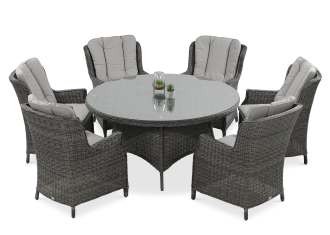 Meble z technorattanu RAVENA Dark Grey