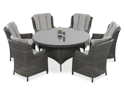 Meble z technorattanu RAVENA Dark Grey