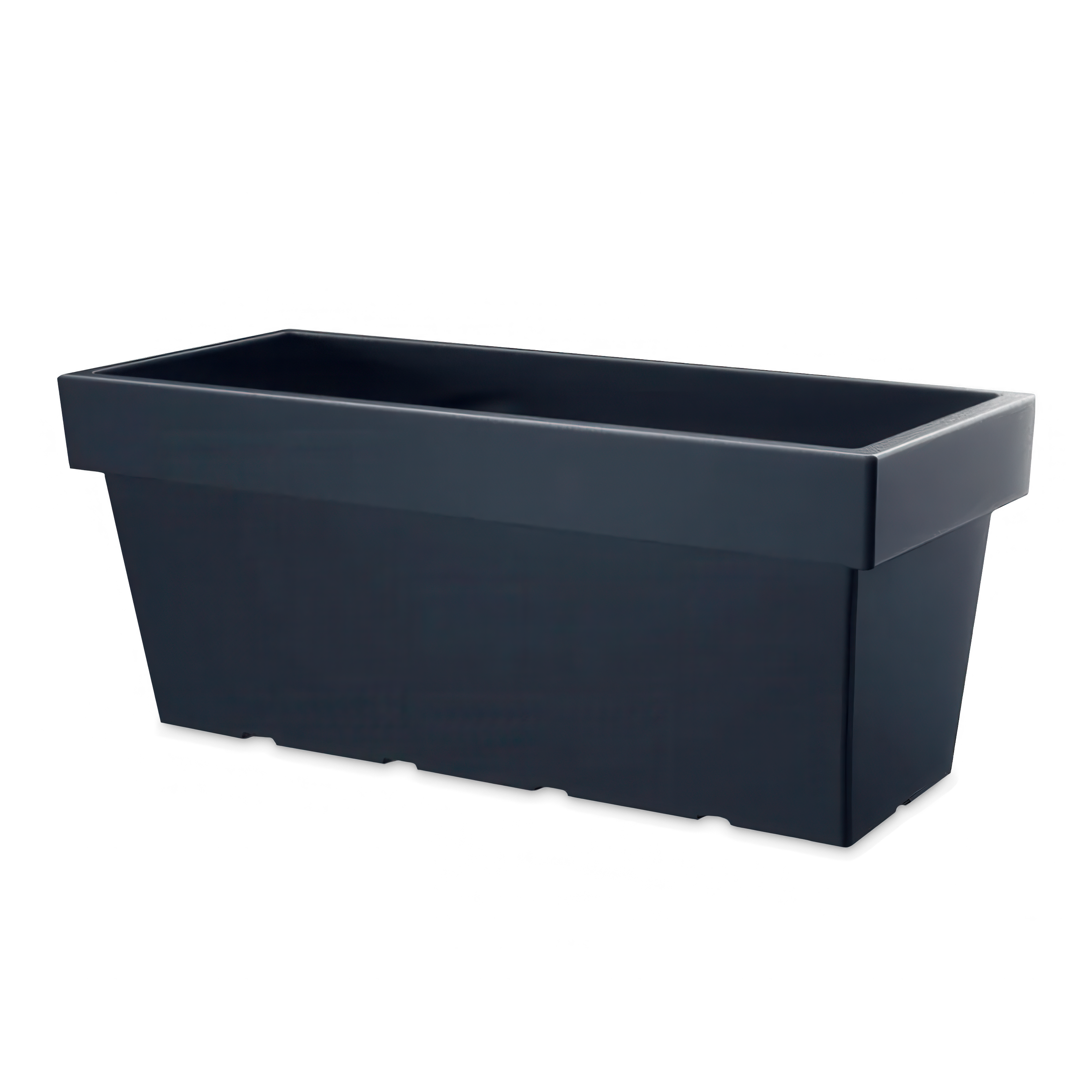 Prostokątna donica antracytowa