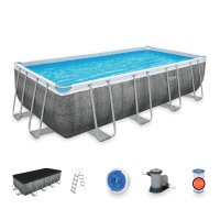 Basen ogrodowy w zestawie POWER STEEL 5,5x2,7x1,2m - Bestway 56998