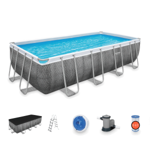 Prostokątny basen POWER STEEL 5,5x2,7x1,2m z akcesoriami