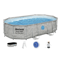 Basen z zestawem Power Steel Swim Vista Series 4,88 x 3 x 1 m - BESTWAY 56946