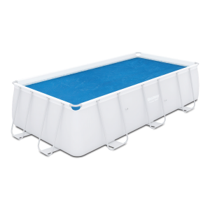 prostokątna osłona solarna na basen