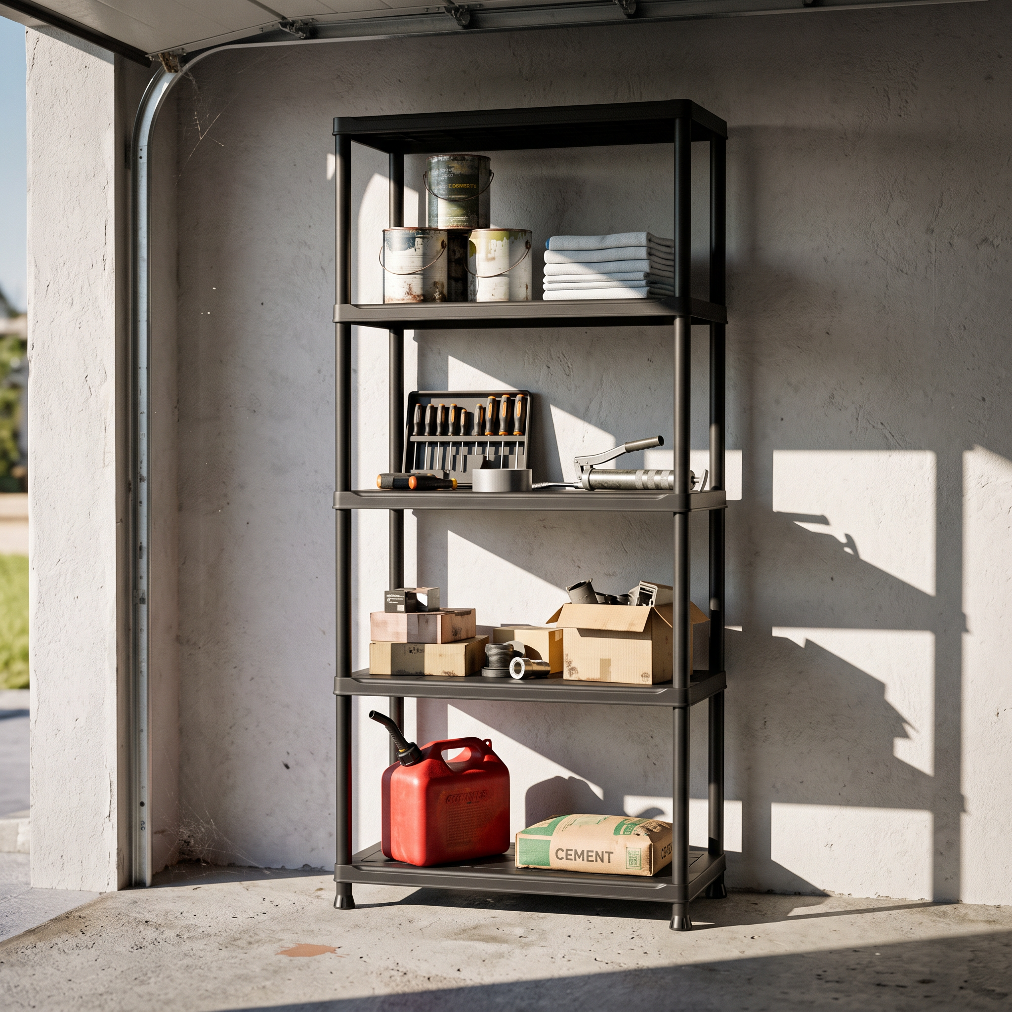 Regał garażowy Keter/Kis PLANET SHELF 75/5 — aranżacja