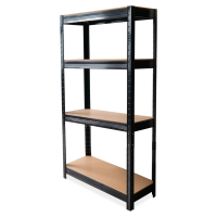 Regał metalowy 150 x 70 x 30cm BLACK - Hardmaister