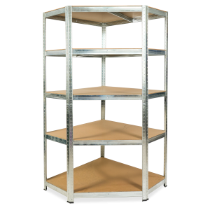 Regał metalowy narożny 180 x 90 x 40cm - Hardmaister