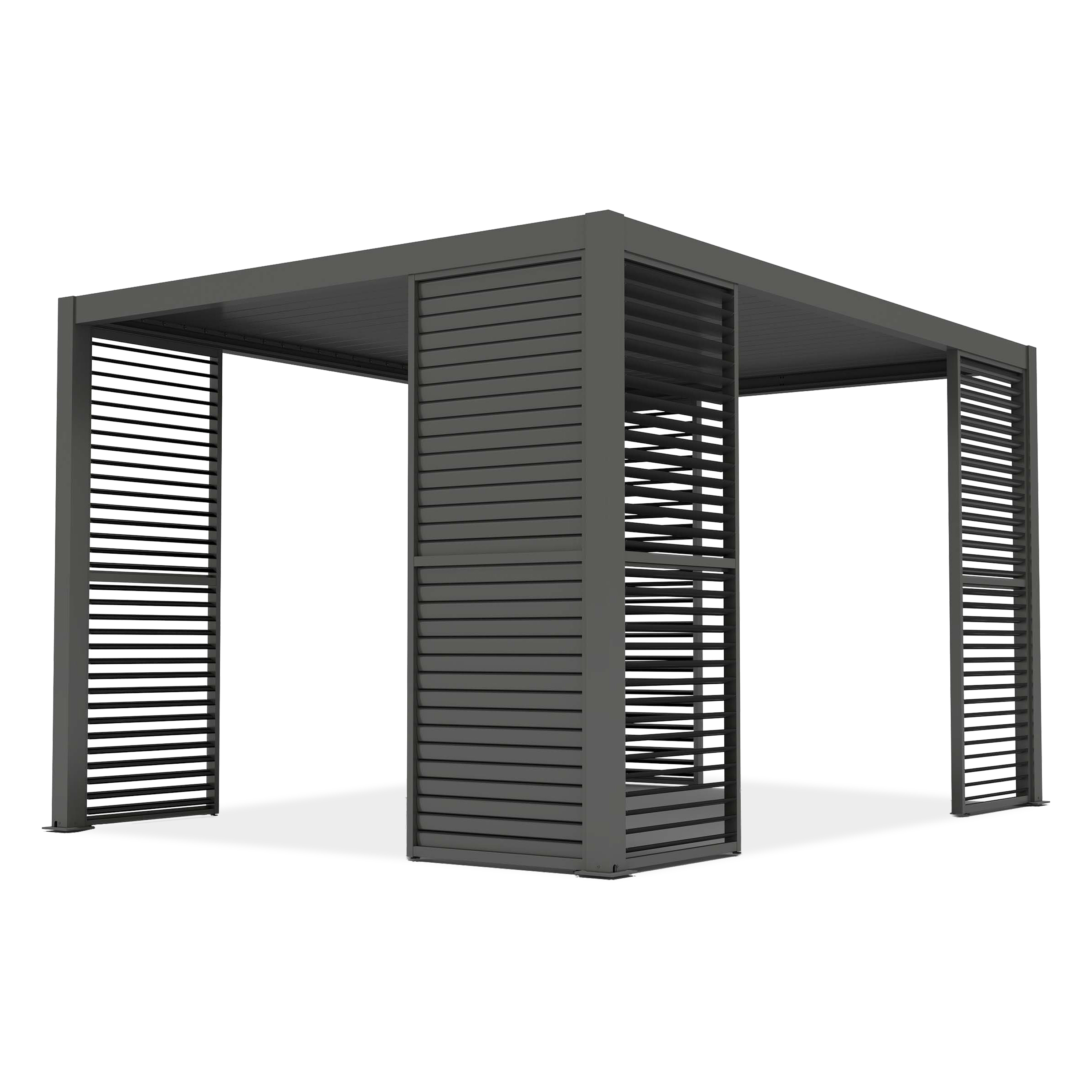 Regulowany panel żaluzjowy do pergoli PRIMARY 1 m, Anthracite - GUTROOF