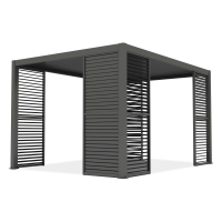 Regulowany panel żaluzjowy do pergoli PRIMARY 1 m, Anthracite - GUTROOF