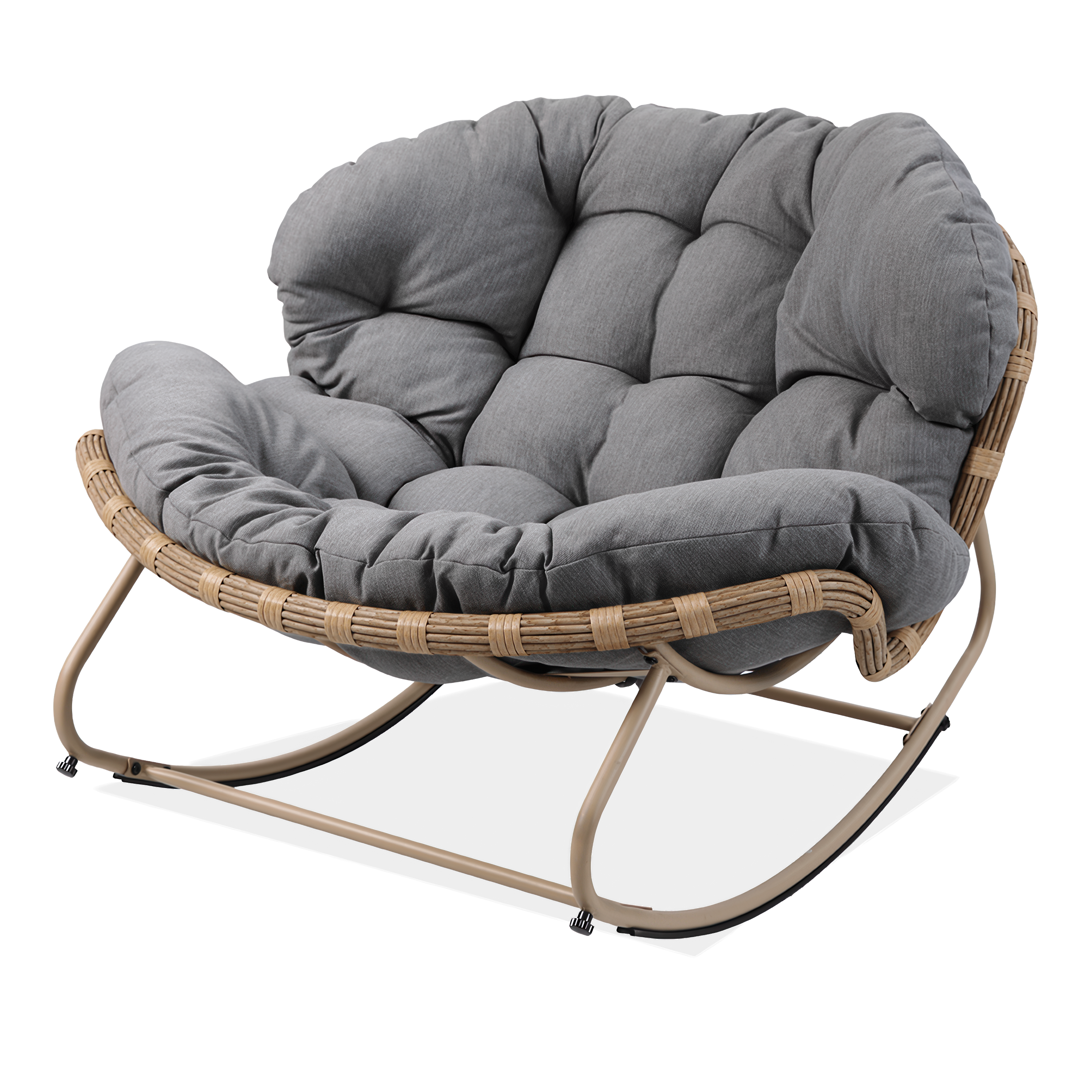 Fotel bujany RODOS Natural/Grey - Focus Garden